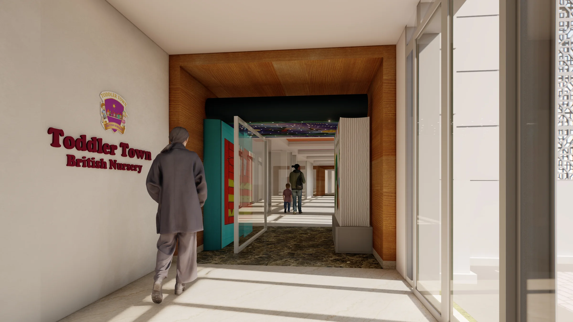 Toddler Town entrance study